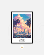 Manila Sunset Skyline