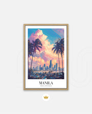 Manila Sunset Skyline
