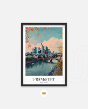 Frankfurt River Skyline