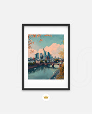 Frankfurt River Skyline