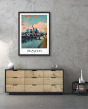 Frankfurt River Skyline