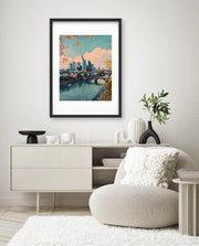 Frankfurt River Skyline