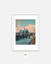 Frankfurt River Skyline