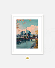 Frankfurt River Skyline