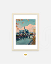 Frankfurt River Skyline