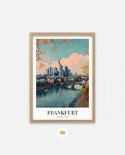 Frankfurt River Skyline