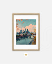 Frankfurt River Skyline