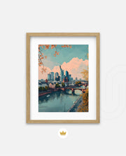 Frankfurt River Skyline