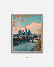 Frankfurt River Skyline