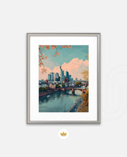 Frankfurt River Skyline