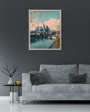 Frankfurt River Skyline