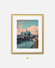 Frankfurt River Skyline