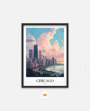 Chicago Skyline Glow