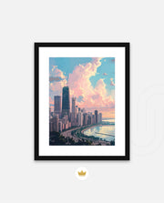 Chicago Skyline Glow