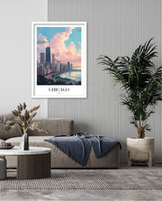 Chicago Skyline Glow