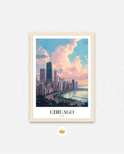 Chicago Skyline Glow