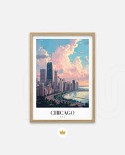 Chicago Skyline Glow