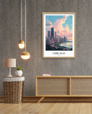 Chicago Skyline Glow