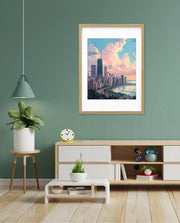 Chicago Skyline Glow