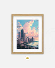 Chicago Skyline Glow
