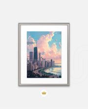 Chicago Skyline Glow