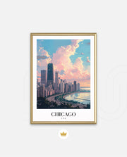 Chicago Skyline Glow