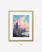 Chicago Skyline Glow