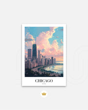Chicago Skyline Glow