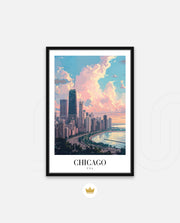 Chicago Skyline Glow