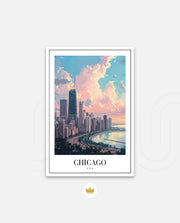 Chicago Skyline Glow