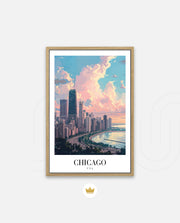 Chicago Skyline Glow