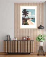 Colombo Sri Lanka Vintage Travel Poster
