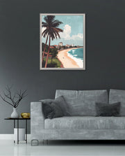Colombo Sri Lanka Vintage Travel Poster