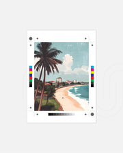 Colombo Sri Lanka Vintage Travel Poster