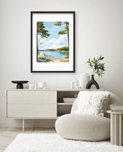 Espoo Finland Vintage Travel Poster