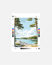 Espoo Finland Vintage Travel Poster