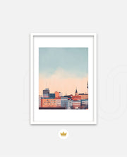Tampere Finland Vintage Travel Poster