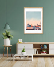 Tampere Finland Vintage Travel Poster