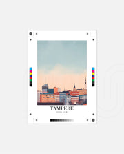 Tampere Finland Vintage Travel Poster