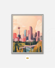 Calgary Coral Sky