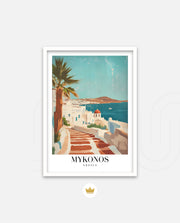Mykonos Sunlit Steps