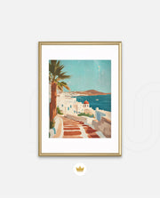 Mykonos Sunlit Steps