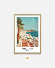 Mykonos Sunlit Steps