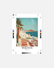 Mykonos Sunlit Steps