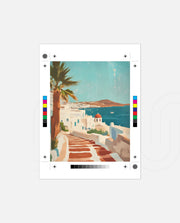 Mykonos Sunlit Steps