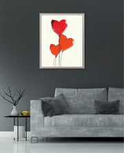 Red Heart Balloons